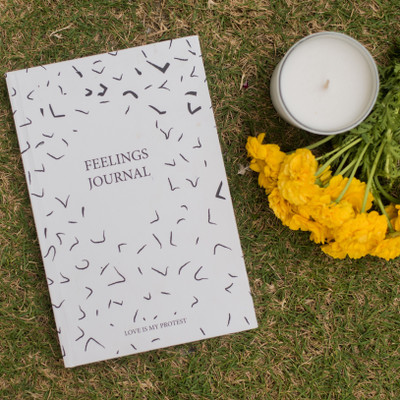 Vibrance Feelings Journal – Reflect, Heal, and Grow with Mindful Writing Assorted Journal Yes 100 Pages(White)