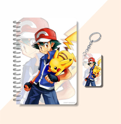 craft maniacs POKEMON 2023 NOTEBOOK COLLECTION A5 Notebook RULED 160 Pages(White)