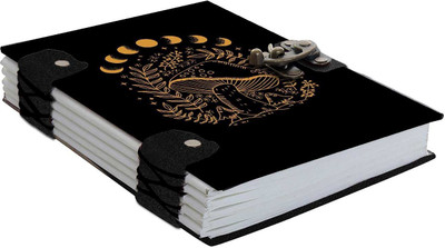 DI-KRAFT Printed Diary Notebook With Lock Clasp For Gift/Office Use (5*7 Inch,160 Pages) A5 Diary Unruled 160 Pages(Mutlicolor-13)
