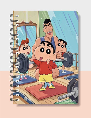 craft maniacs SHINCHAN DIARY 2025 A5 Notebook RULED 160 Pages(Multicolor)