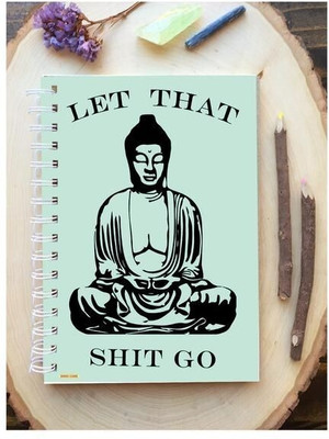 craft maniacs BUDDHA COLLECTION A5 Notebook RULED 120 Pages(BUDDHA COLLECTION)