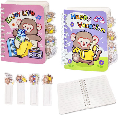 FunBlast Aesthetic Diary A4 Diary Rule 60 Pages(Multicolor)