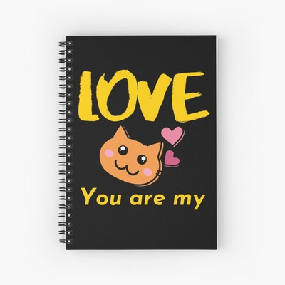 craft maniacs KITTY COLLECTION A5 Notebook RULED 160 Pages(Black)