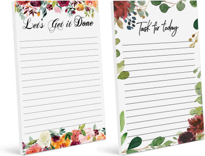 Inkdotpot Daily Planner A5 Planner Unruled 50 Pages(Multicolor, Pack of 2)