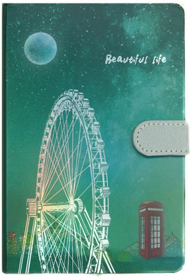 The Procure Store Beautiful Life A5 Notebook Ruled 112 Pages(Green)