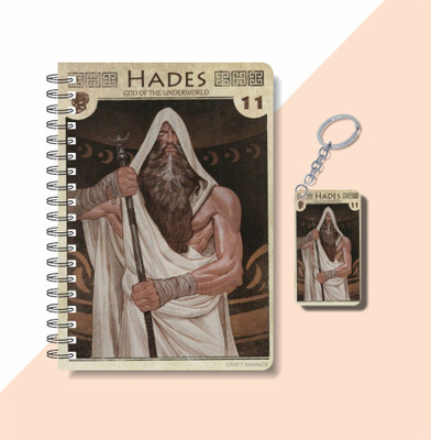 craft maniacs 2023 GOD COLLECTION A5 Notebook RULED 120 Pages(HADES)