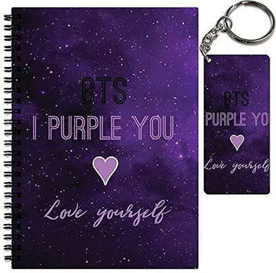 craft maniacs A5 NOTEBOOK + KEYCHAIN COLLECTION A5 Notebook RULED 160 Pages(Multicolor)