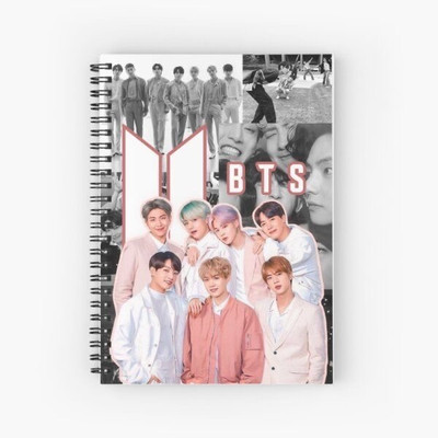 craft maniacs BTS 2023 DIARY A5 Notebook RULED 120 Pages(Multicolor)