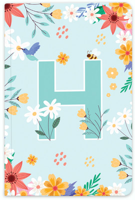 Diarymart Initial Letter Premium Soft Bound Notebook Diary for Girls I Journal Notebook I B6 Diary Ruled 160 Pages(Initial H)