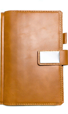 KASTELZANIA Brown Rulled A5 Diary Single Lines 192 Pages(Brown)