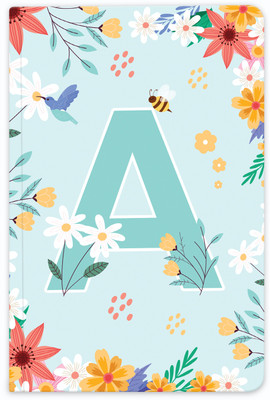 Diarymart Initial Letter Premium Soft Bound Notebook Diary for Girls I Journal Notebook I B6 Diary Ruled 160 Pages(Initial A)