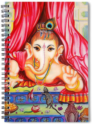 craft maniacs GANESHA COLLECTION A5 Notebook RULED 120 Pages(BUDDHA)