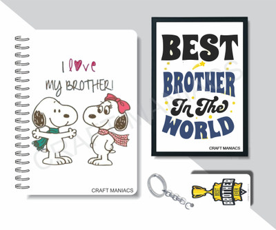 craft maniacs DIARY FRAME COMBO 2024 A5 Diary RULED 160 Pages(White)