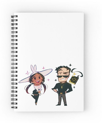 craft maniacs ANIME SPECIAL NOTEBOOKS A5 Notebook RULED 160 Pages(Multicolor)