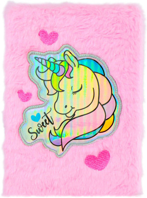 smily kiddos HAND MADE A5 Notebook SINGLE RULED 200 Pages(Pink)