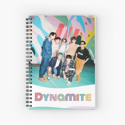 craft maniacs BTS 2023 DIARY A5 Notebook RULED 120 Pages(Multicolor)