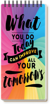 Nourish ToDo List Note Pad Regular Note Pad Ruled 50 Pages(WHATYOUDOTODAY)