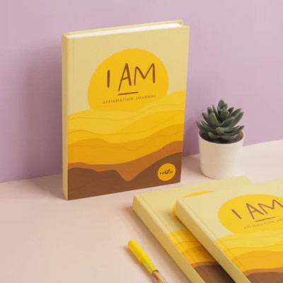 Route to life 90-day journey of self-discovery and growth. Assorted Journal Affirmation Prompts 208 Pages(Yellow)