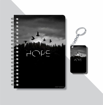 craft maniacs POSTERS 2023 DIARY & KEYCHAIN A5 Diary RULED 120 Pages(Multicolor)