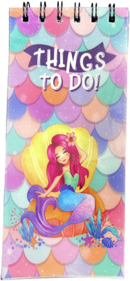 Paaroots Mermaid Regular Note Pad ruled 100 Pages(Multicolor)