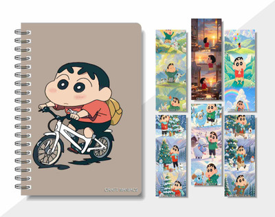 craft maniacs 2025 COLLECTION A5 Notebook RULED 160 Pages(Multicolor)