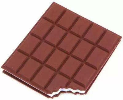 Rockjon Chocolate Not Ruled Pocket-size Diary no 100 Pages(Brown)