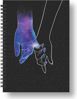 craft maniacs CUTE 2023 COLLECTION A5 Notebook RULED 160 Pages(Black)