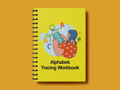 ONE XL INFO LLP Alphabet Letter Tracing Interior A5 Journal Ruled 104 Pages(Multicolor)