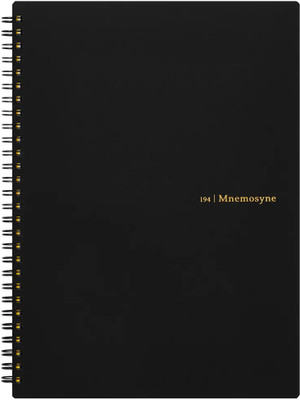 Maruman MNEMOSYNE Notebook B5 Notebook 7mm 160 Pages(Black)
