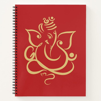craft maniacs GANESHA COLLECTION A5 Notebook RULED 120 Pages(BUDDHA)