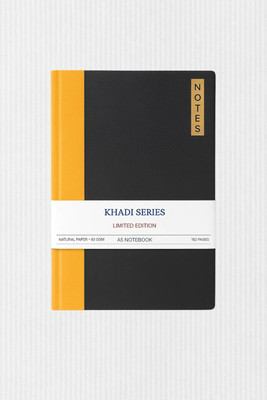 Raghav Collection Taking notes in School, college, or Office Notebook A5 A5 Diary Ruled / Lined 192 Pages(Yellow, Black)