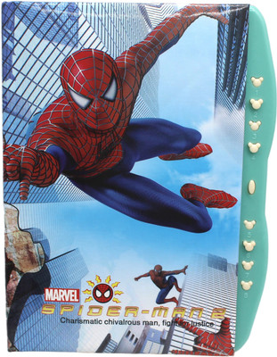 neoinsta shopping Spiderman lock book Book-size Diary Unruled 50 Pages(Blue)