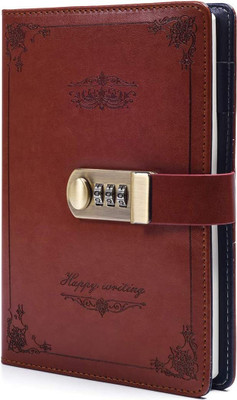 Everglow 200 pg A4 Diary Regular 200 Pages(Brown)