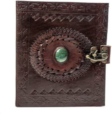 RSN Handcrafted A5 Notebook unruled 100 Pages(Brown)