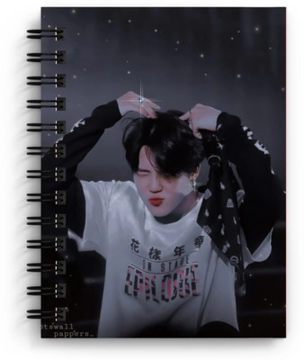 craft maniacs BTS 2023 NEW DIARY COLLECTION A5 Notebook RULED 160 Pages(White)