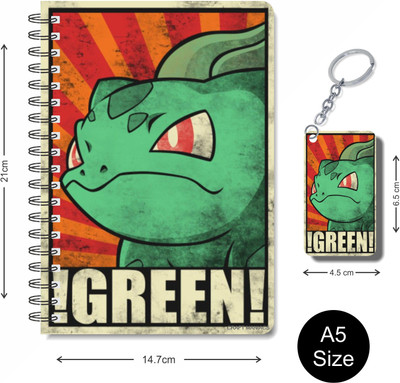 craft maniacs POKEMON 2023 NOTEBOOK COLLECTION A5 Notebook RULED 160 Pages(White)