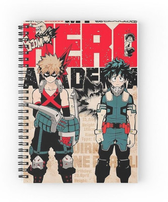 craft maniacs ANIME SPECIAL NOTEBOOKS A5 Notebook RULED 160 Pages(Multicolor)
