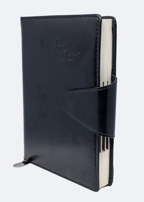 Erminio Palamino Thermal Cover Any Year Edition 365 Day, A5 Diary Single Rule 180 Pages A5 Diary Rulled 180 Pages(Black-2)