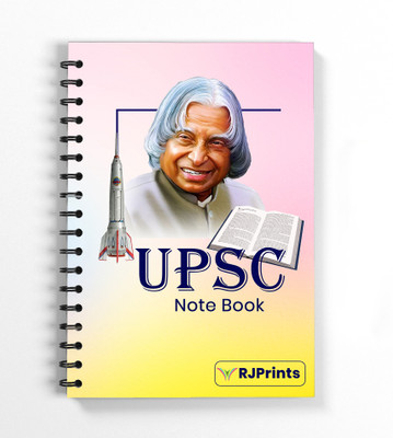 RJPRINTS Specimen UPSC Mains Answer Sheet A4 Notebook Plain 210 Pages(Multicolor)