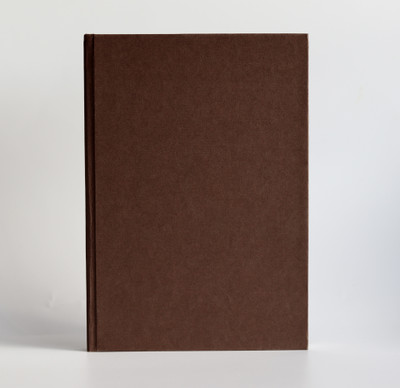 INNAXA Hardbound Diary, Blank Notebooks 80 Sheets A5 Diary Blank 160 Pages(Coffee Color)