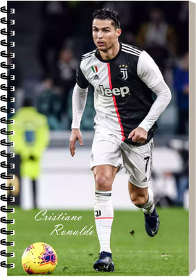ESCAPER Football Player Cristiano Ronaldo Diary Notebook, Personal Notepad A5 Diary Ruled 160 Pages(Cristiano Ronaldo)