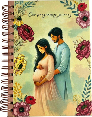 Bop Canvases Pregnancy Diary A5 Diary Printed 180 Pages(Multicolor)