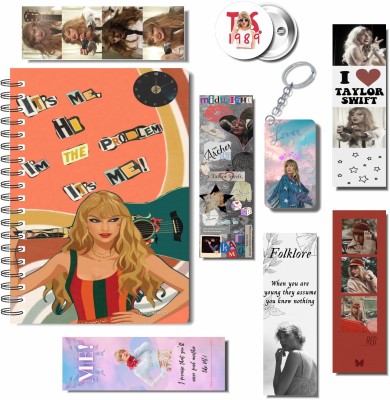 craft maniacs 2023 TAYLOR 3 FREEBIE COLLECTION A5 Diary RULED 160 Pages(TAYLOR SWIFT 3 FREEBIE COLLECTION, Pack of 3)