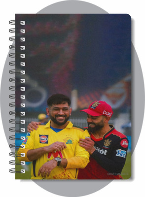 craft maniacs HALLA BOL NOTEBOOK COLLECTION A5 Notebook RULED 160 Pages(White)