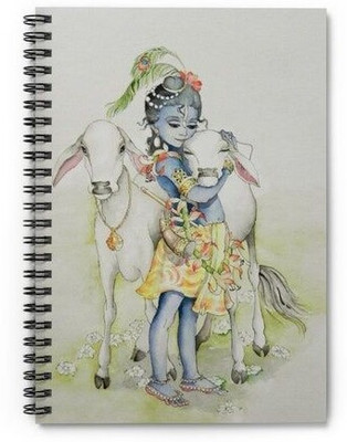 craft maniacs KRISHNA COLLECTION A5 Notebook RULED 120 Pages(KRISHNA)