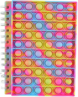 smily kiddos HANDMADE A5 Notebook RULED 160 Pages(Yellow)