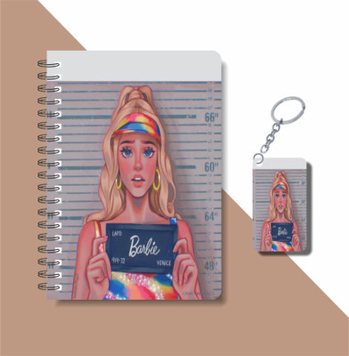 craft maniacs BARBIE 2023 NOTEBOOK COLLECTION A5 Notebook RULED 160 Pages(White)