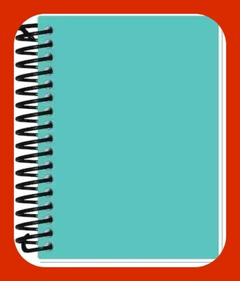 UNIQPAL Recycled Notebook A4 Notebook Ruled 250 Pages(White, Pack of 3)