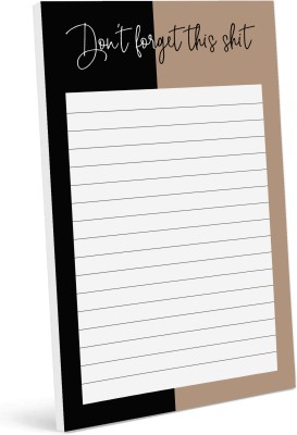 Inkdotpot Daily Planner A5 Planner Unruled 50 Pages(Black)