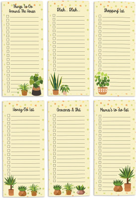 Inkdotpot Notepad Regular Note Pad Unruled 6 Pages(Beige, Pack of 6)